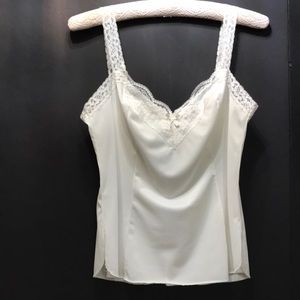 🤍Vintage Ecru Camisole Lace